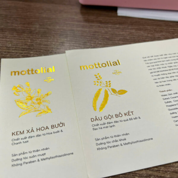DECAL GIẤY ÉP KIM