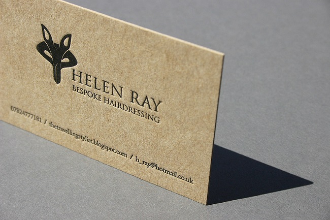 In Name Card Giấy Kraft in name card