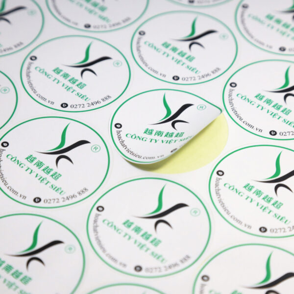 decal nhựa sữa