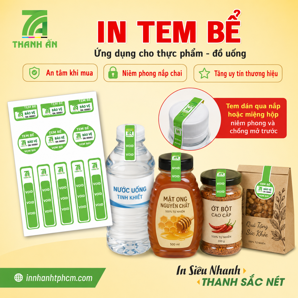 In Tem bể - Tem vỡ Mẫu in tem bể 3