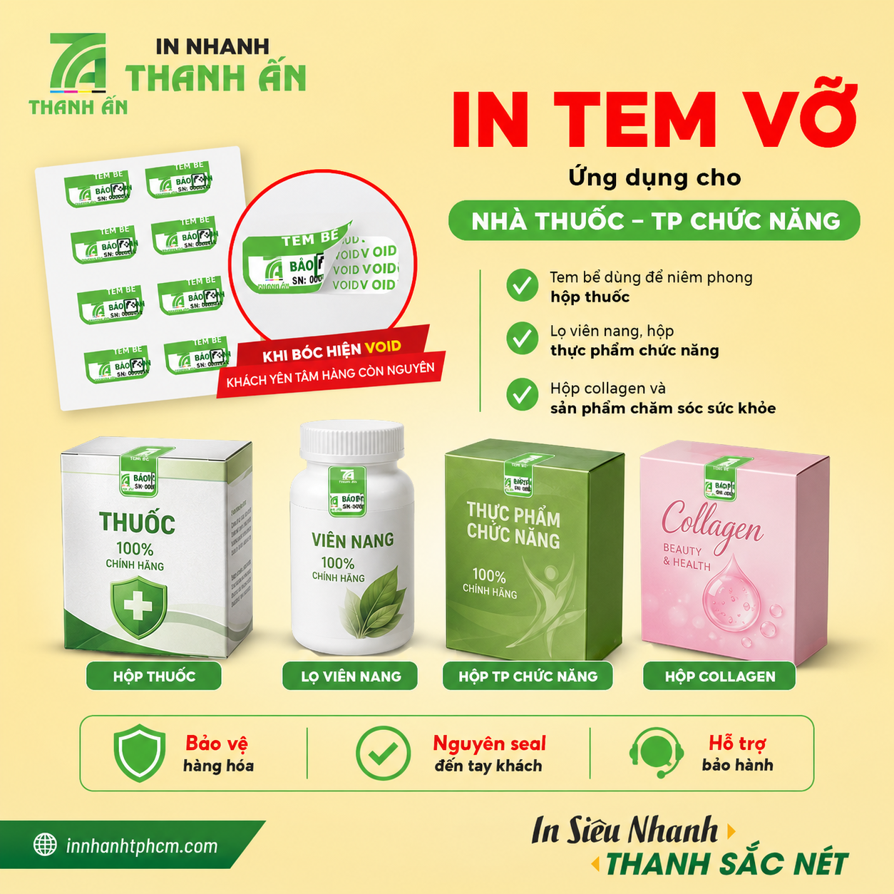 In Tem bể - Tem vỡ Mẫu in tem bể 6