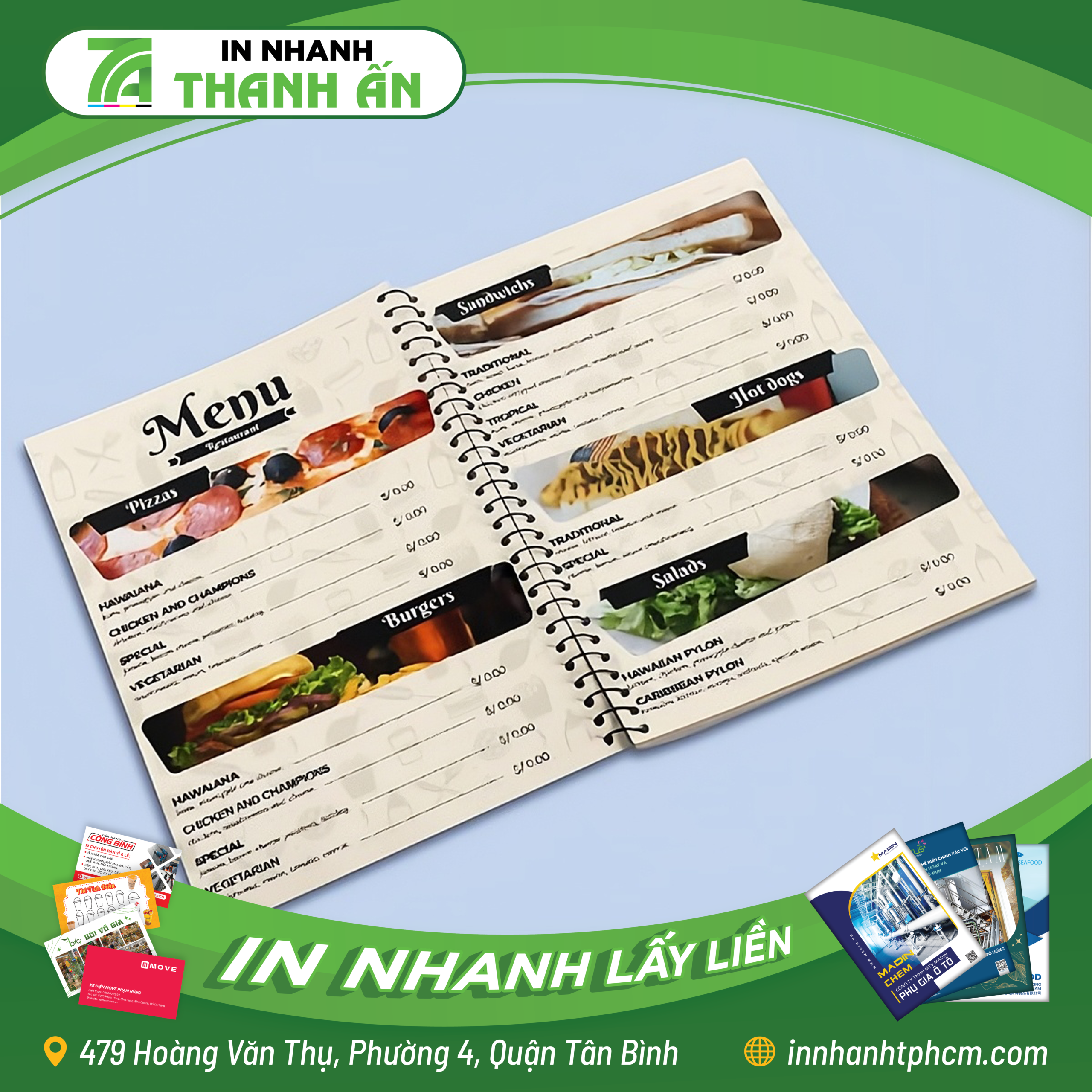 In Menu Giấy