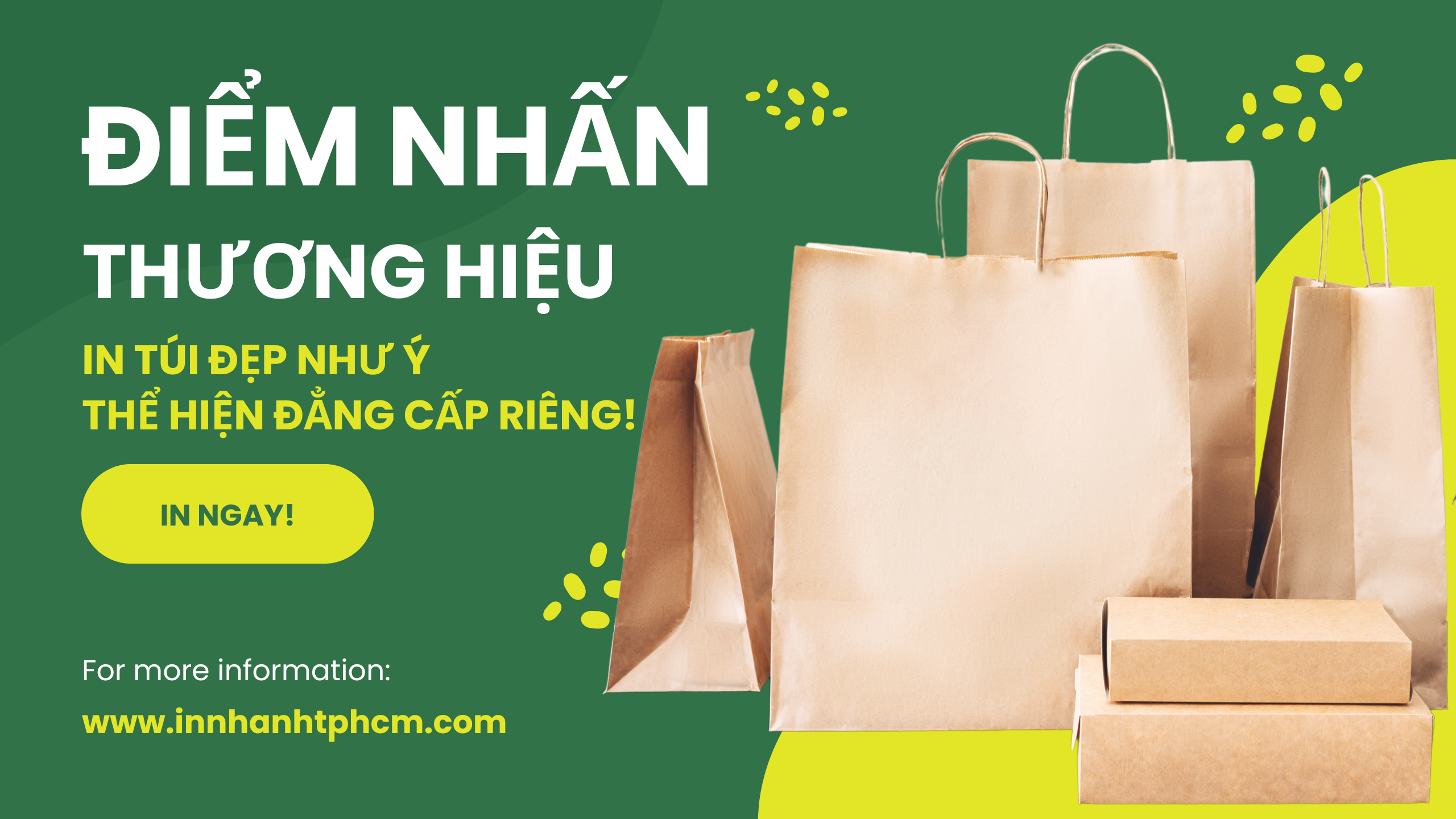 Thanh Ấn: In Túi Giấy Quận Gò Vấp * Mẫu Đẹp * X10 Doanh Số in tui giay