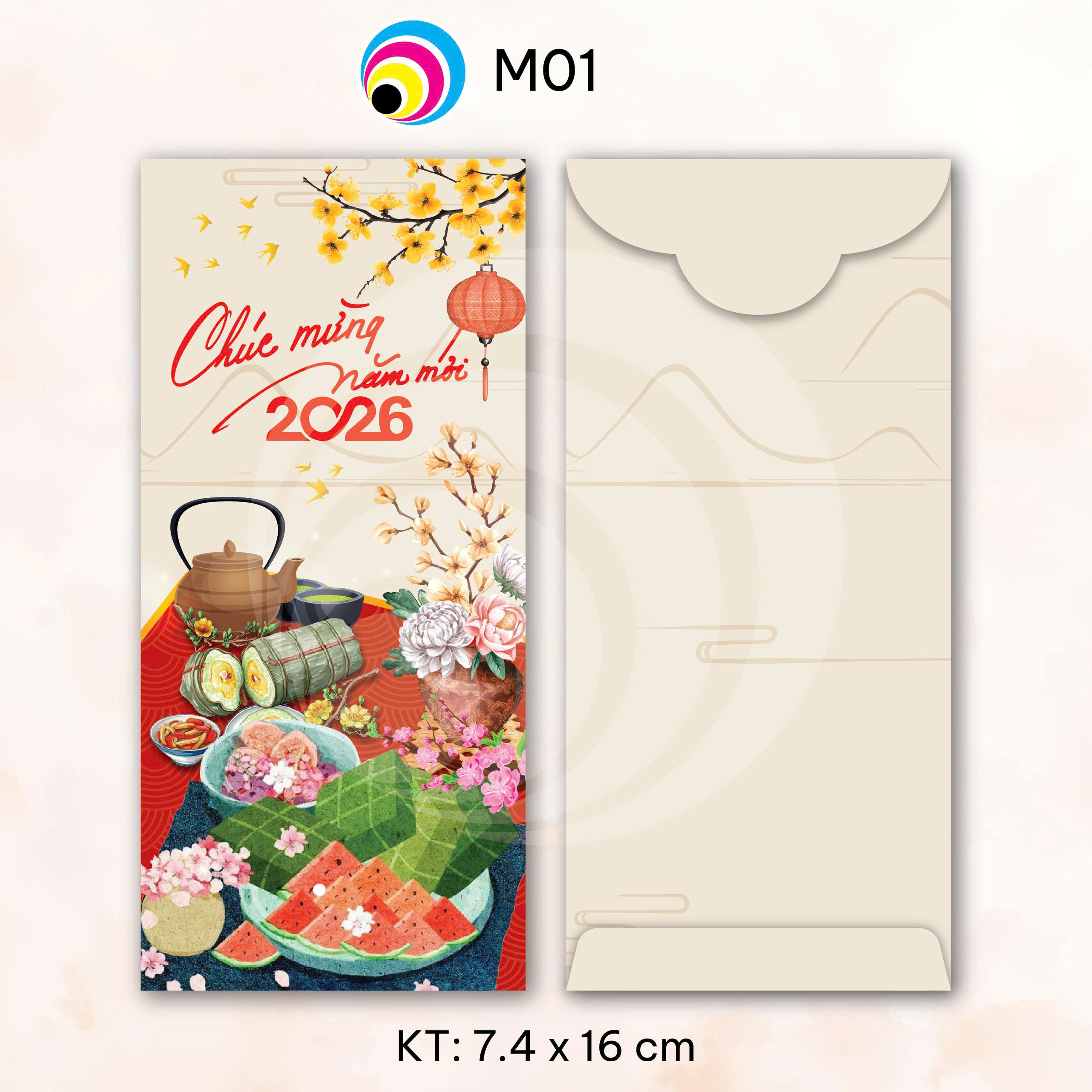 In Bao lì Xì Tết 2026 blx 12